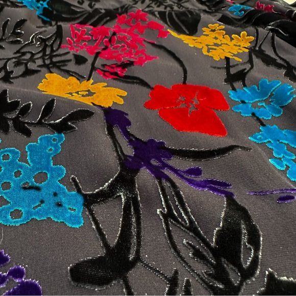 Anthropologie MAEVE Alisa velvet colorful dress, 8. - Picture 10 of 10